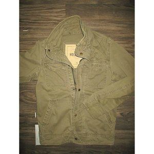 Abercrombie & Fitch Men's SMALL Distressed Militar